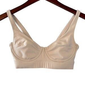 L*Space Active x Tessa Brooks Tryout Sports Bra in Bone Size Medium